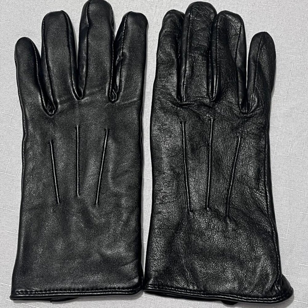 ZARA Genuine Leather Gloves, Women, Size M, Great Condition